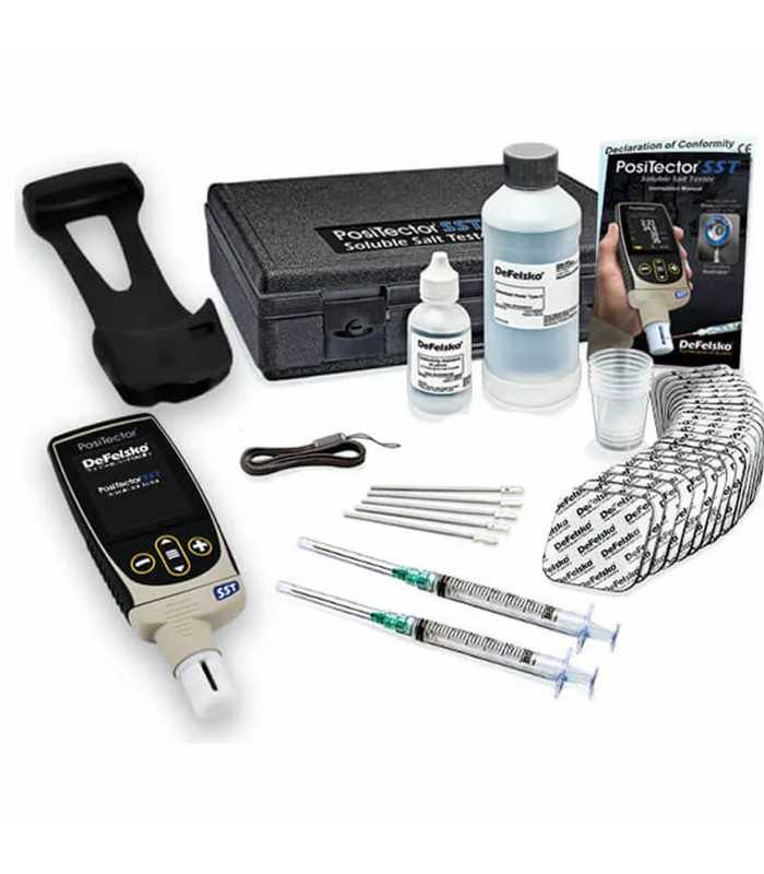 Defelsko PosiTector SST [SSTKITL3-G] Advanced Soluble Salt Tester with Latex Adhesive Patch Kit