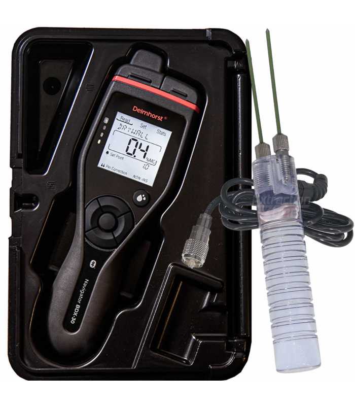 Delmhorst BDX-30 [BDX-30/P01] Digital Moisture Meter With Bluetooth Behind-the-Wall Package
