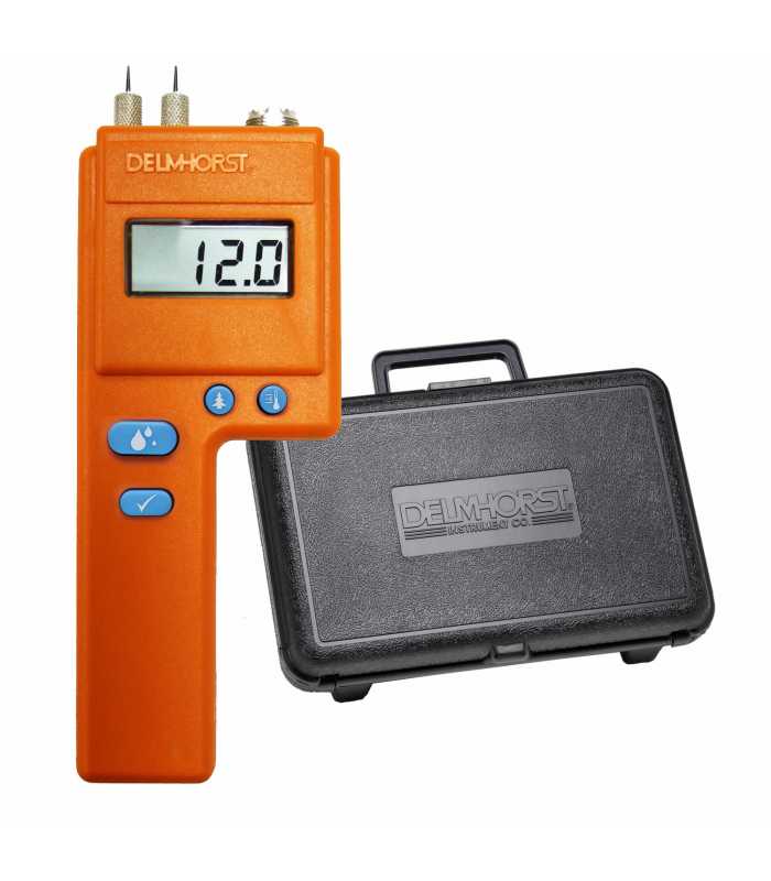 Delmhorst J-2000 [J-2000W/CS] Digital Moisture Meter w/Case