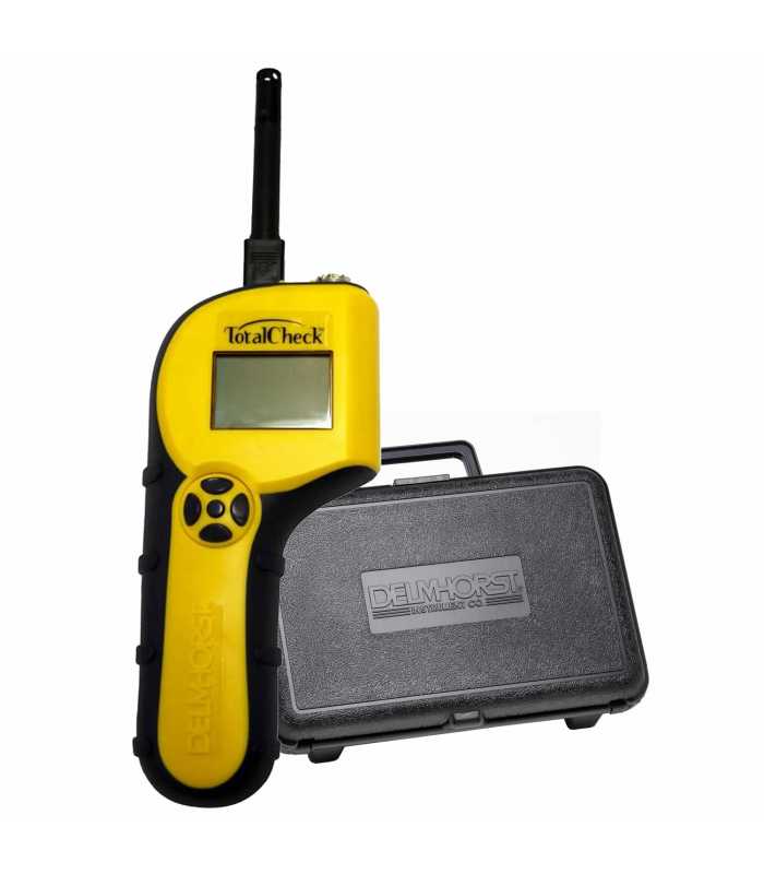 Delmhorst TotalCheck [TCHECKW/CS] 3-in-1 Digital Moisture Meter for Flooring with Carrying Case