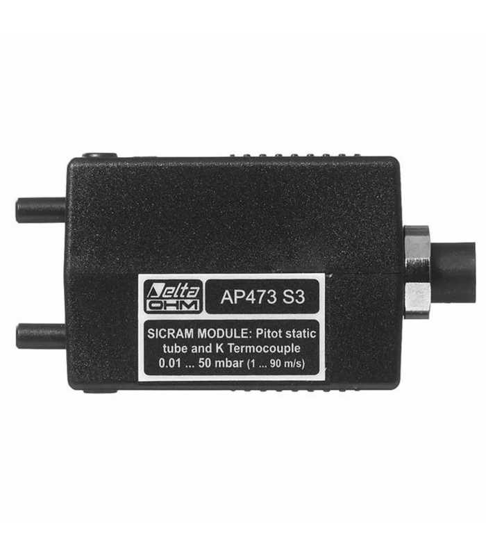 Delta Ohm AP473S3 SICRAM Module for Differential Pressure, 50mbar, 2 to 90 m/s, –200…+600 °C