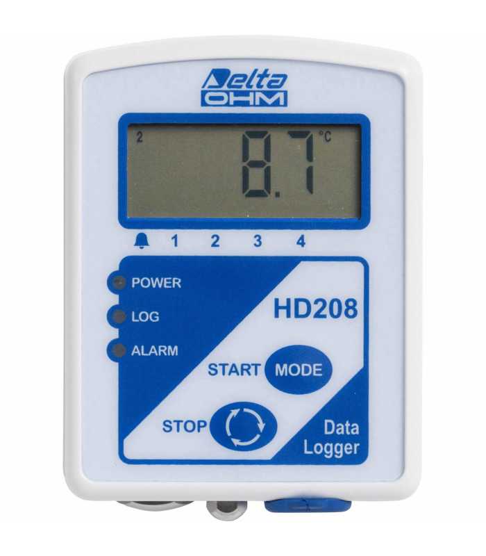 [HD208] Compact Data Logger: Monitoring Temperature, RH and Dew Point