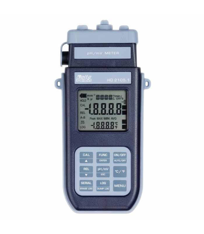 Delta Ohm HD2105 [HD2105.1] pH, mV and Temperature Meter