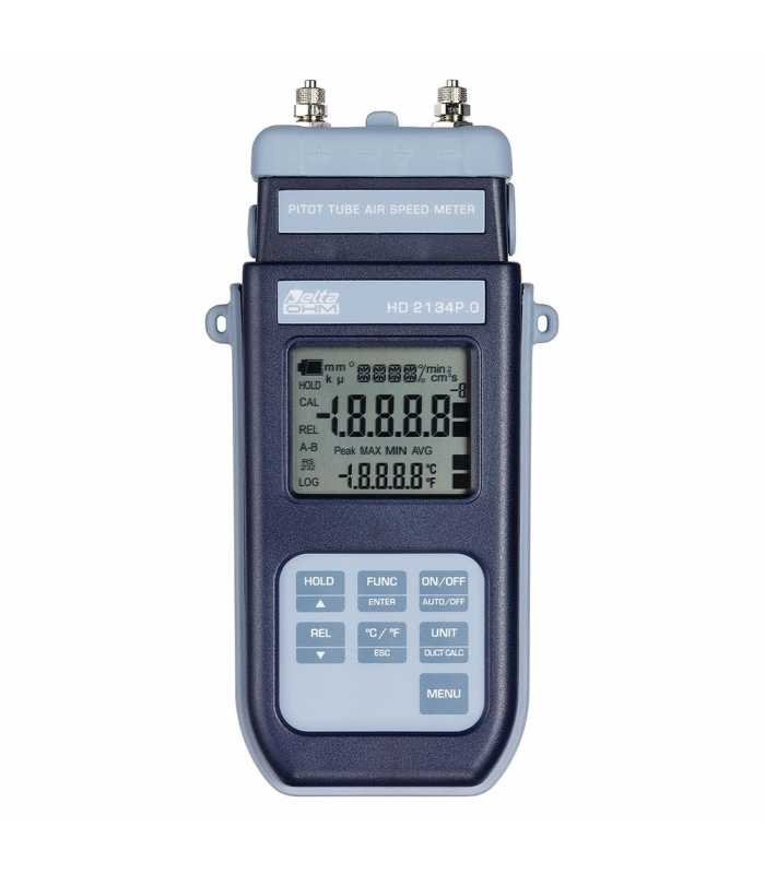 Delta Ohm HD2134P2 [HD2134P.2] Handheld Micromanometer-Thermometer Data Logger