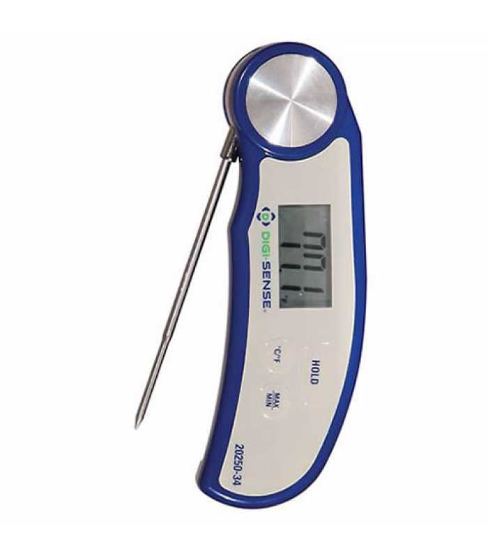 Digi-Sense 20250-34 [20250-34] Precalibrated Folding Pocket Thermometer -58 to 544° F (-50 to 290° C)