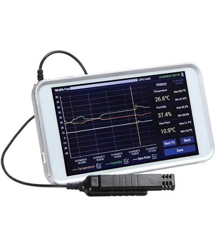 Digi-Sense 20250-40 [WD-20250-40] Temperature/RH Touch Screen Recorder