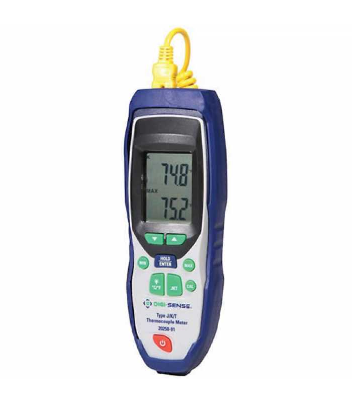 Digi-Sense 20250-91 Single-Input Thermocouple Thermometer, Type J/K/T/R/S Input