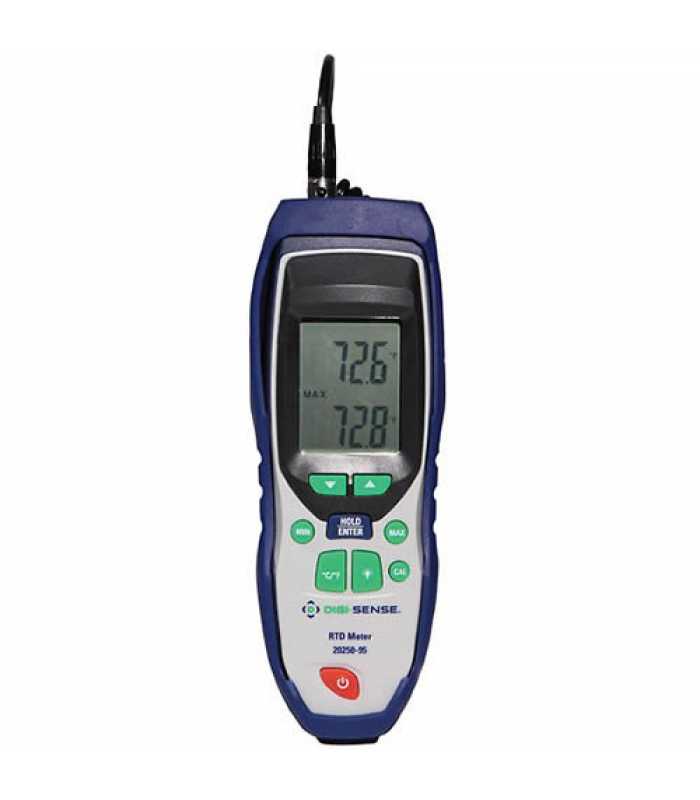 Digi-Sense 20250-95 [20250-95] Single-Input RTD Thermometer -320 to 1562° F, 0.1° F (-200 to 850° C)