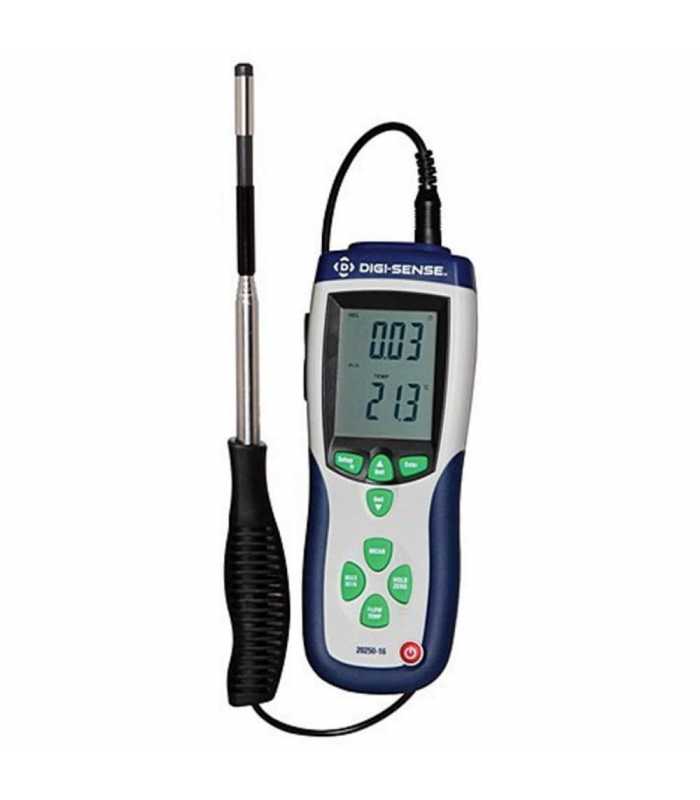 Digi-Sense 20250-16 [WD-20250-16] Hot Wire Thermo-Anemometer W/ NIST Traceable Calibration