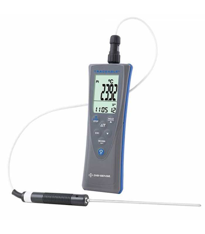 Digi-Sense 37803-92 [WD-37803-92] RTD Thermometer with NIST-Traceable Calibration, -58 to 752 °F (-50 to 400 °C)