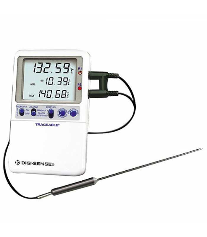 Digi-Sense 37804-04 [WD-37804-04] High-Accuracy RTD Freezer Digital Thermometer with NIST-Traceable Calibration, SS Probe