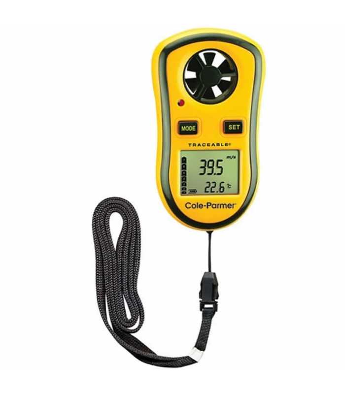 Digi-Sense 3795550 [WD-37955-50] Micro-Anemometer/Thermometer w/ NIST-Traceable Calibration