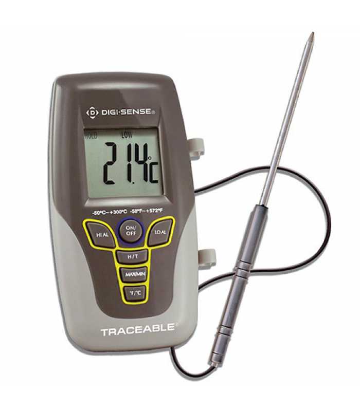 Digi-Sense 86460-01 [WD-86460-01] Thermocouple Thermometer with NIST-Traceable Calibration, Kangaroo Pouch