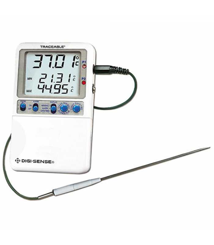 Digi-Sense 90000-29 [WD-90000-29] Extreme-Accuracy Digital Thermometer with NIST-Traceable Calibration, 0.00/25.00/37.00 °C