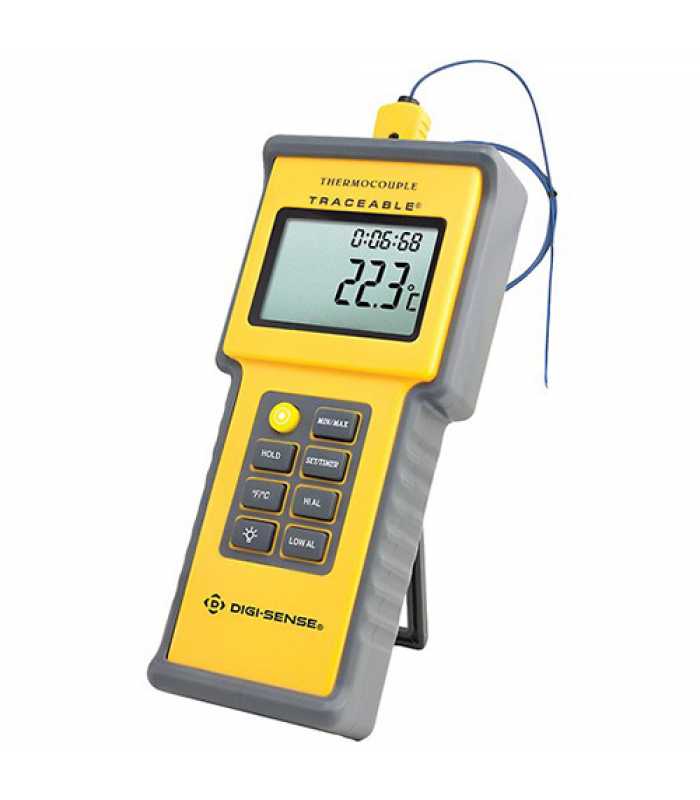 Digi-Sense 91210-30 [WD-91210-30] Water-Resistant Thermocouple Thermometer with NIST-Traceable Calibration