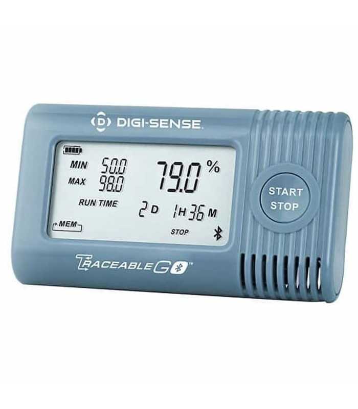 Digi-Sense TraceableGO App [WD-18004-13] Temperature/Humidity Data Logger With Bluetooth Data Logger, –20 to 70°C (–4 to 158°F)