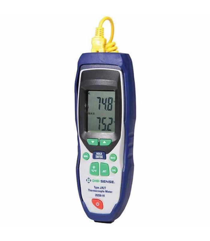 Digi-Sense WD-20250-91 [WD-20250-91] Type-J/K/T/R/S Single-Input Thermocouple Thermometer