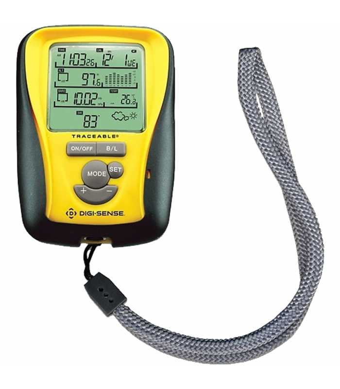 Digi-Sense 6800048 [WD-68000-48] Traceable Digital Handheld Environmental Monitor with Stopwatch and Calibration