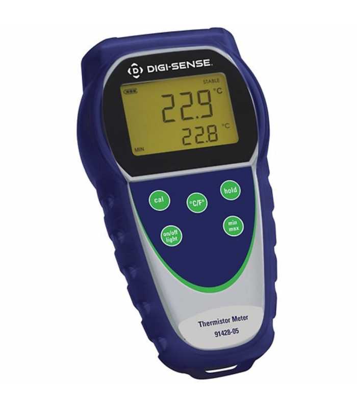 Digi-Sense 91428-04 [WD-91428-04] Temp-300 Dual-Input Datalogging Thermocouple Thermometer