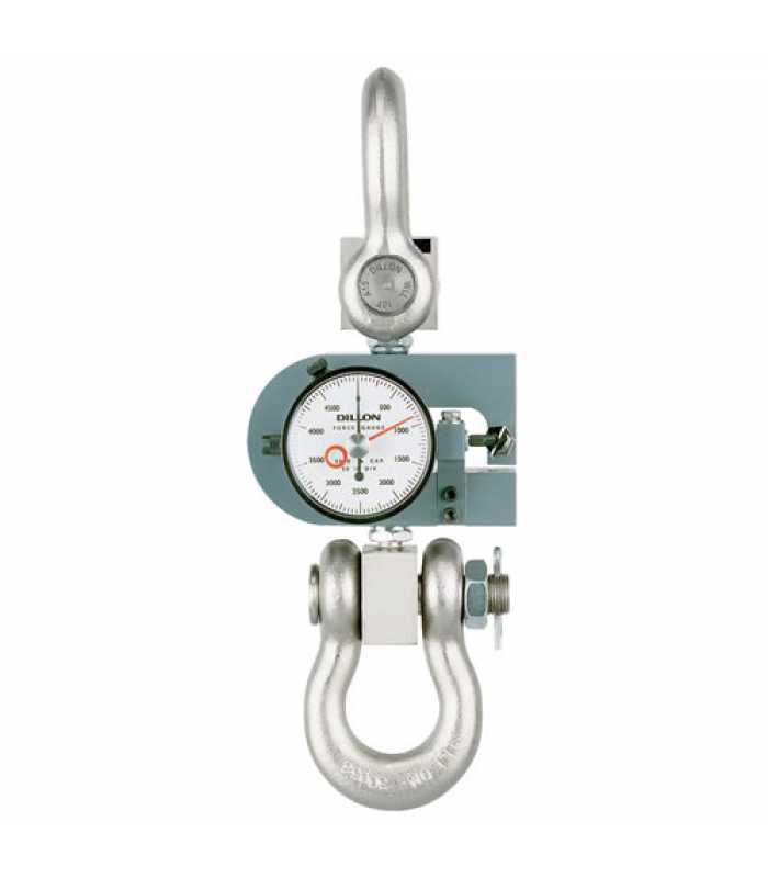 Dillon X-ST [30443-0093] Mechanical Force Gauge with Tension Calibration without Maximum Hand, 50kg Capacity