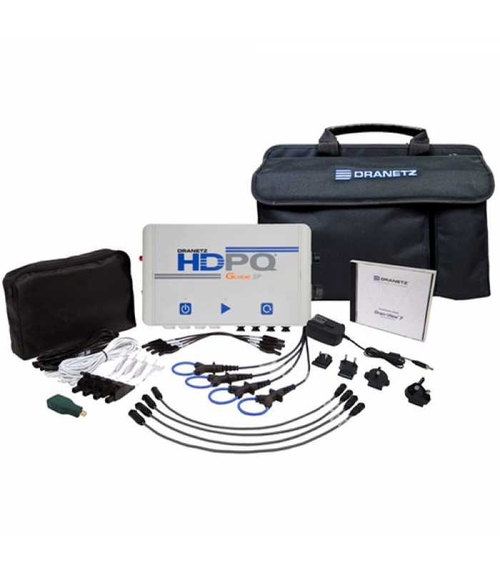 Dranetz HDPQ Guide SP [HDPQ-SPGAMFLEX3KPKG] Single Phase Power Quality Analyzer Kit , Flex Probe 3/30/300Amp
