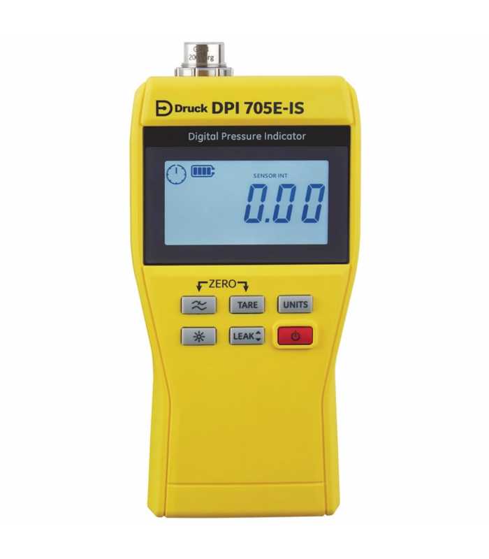 Druck DPI 705E IS [DPI705EIS-1-165G-P4-H1-U0-OP0] Intrinsically Safe Hazardous Area Pressure Indicator, 100 bar / 1500 psi / 10 MPa, Standard Accuracy, Gauge Type, 1/4 NPT Female Adaptor