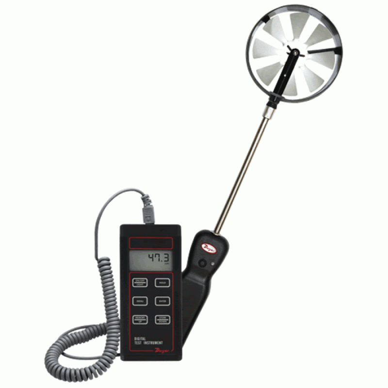 Dwyer 473B-1 Vane Thermo-Anemometer, 100 mm