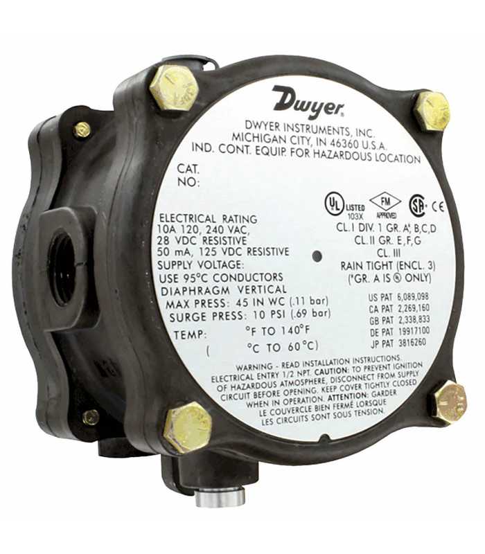 Dwyer 1950G Pressure Switch