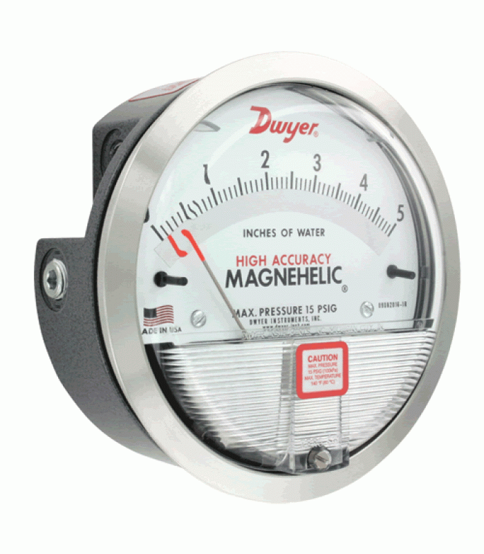 Dwyer 2000 Series [2205] Magnehelic Pressure Gauge, 0 to 5 psi