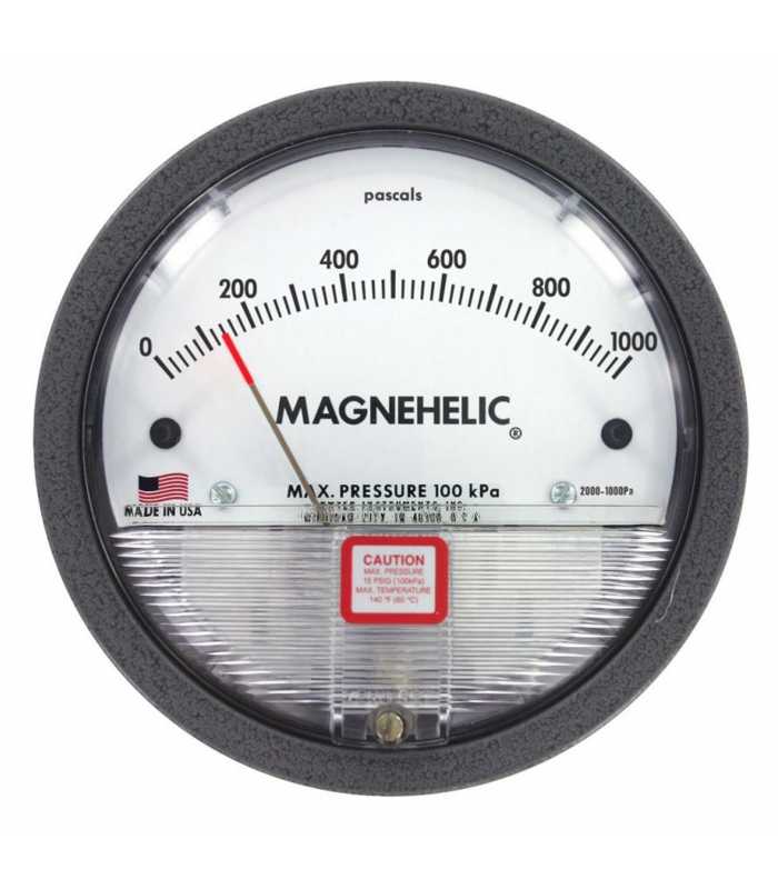 Dwyer 2000 Series Magnehelic Pressure Gauges (Kilopascals)