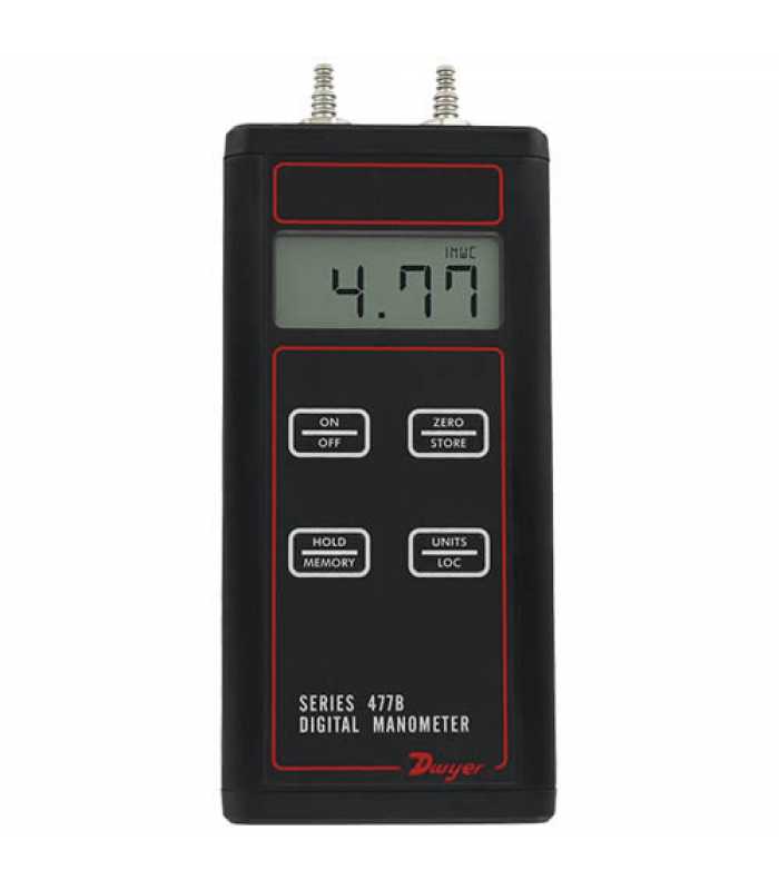 Dwyer 477B [477B-5] Handheld Digital Manometer, 0 to 30.00 psi