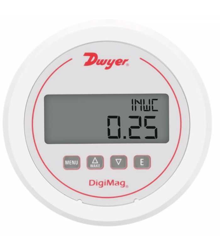 Dwyer DigiMag DM-1000 Series [DM-1124] Digital Differential Pressure Gauge 1-0-1" w.c.