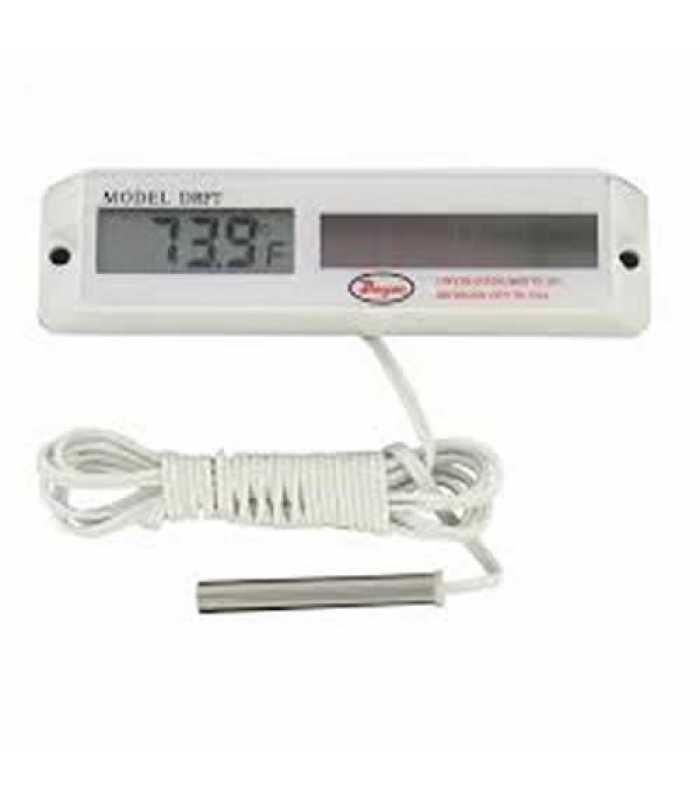 Dwyer DRFT [DRFT-10] Digital Solar-Powered Thermometer, White