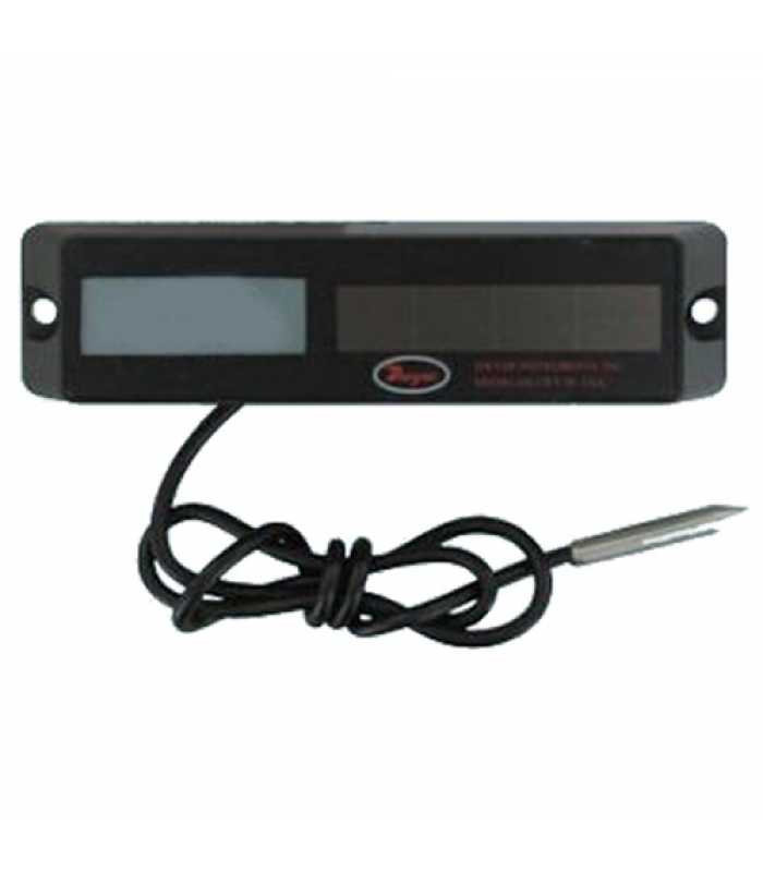 Dwyer DRFT [DRFT-10-BLACK] Digital Solar-Powered Thermometer, Black