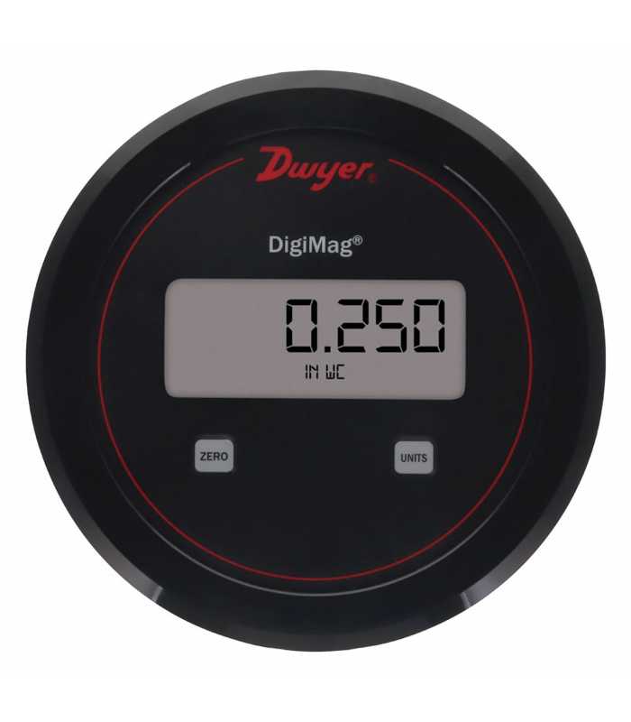 Dwyer DigiMag DM Digital Differential Pressure Gauge - inH2O