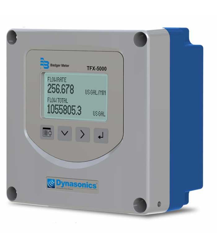 Dynasonics TFX-5000 [DQ-V] Ultrasonic Clamp-On Flow Meter w/ Hazardous Location, ATEX Zone 2/22, IECEx Zone 2