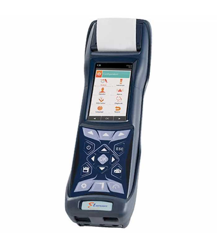E Instruments E4500S [E4500-S] Hand–Held Industrial Combustion Gas & Emissions Analyzer W/ Built-In Printer, O2 , CO, NO/NOx, SO2 Gas Sensors