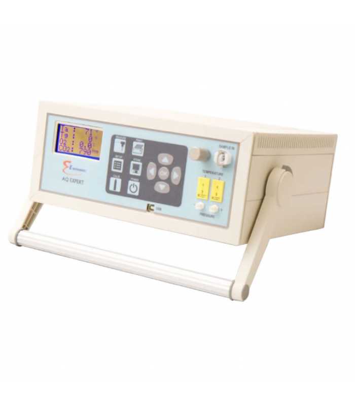 E Instruments AQ EXPERT [EXPERT-1-C2H] Indoor Air Quality Monitor, CO2 HIGH Sensor (0-20%)