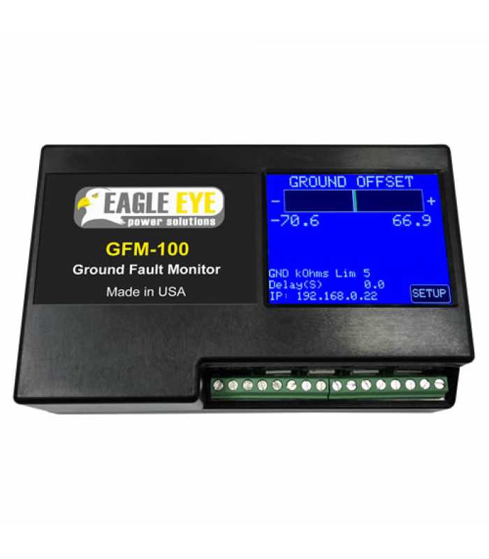 Eagle Eye GFM-100 [GFM-100-125V] Battery Ground Fault Monitor for 125V Applications
