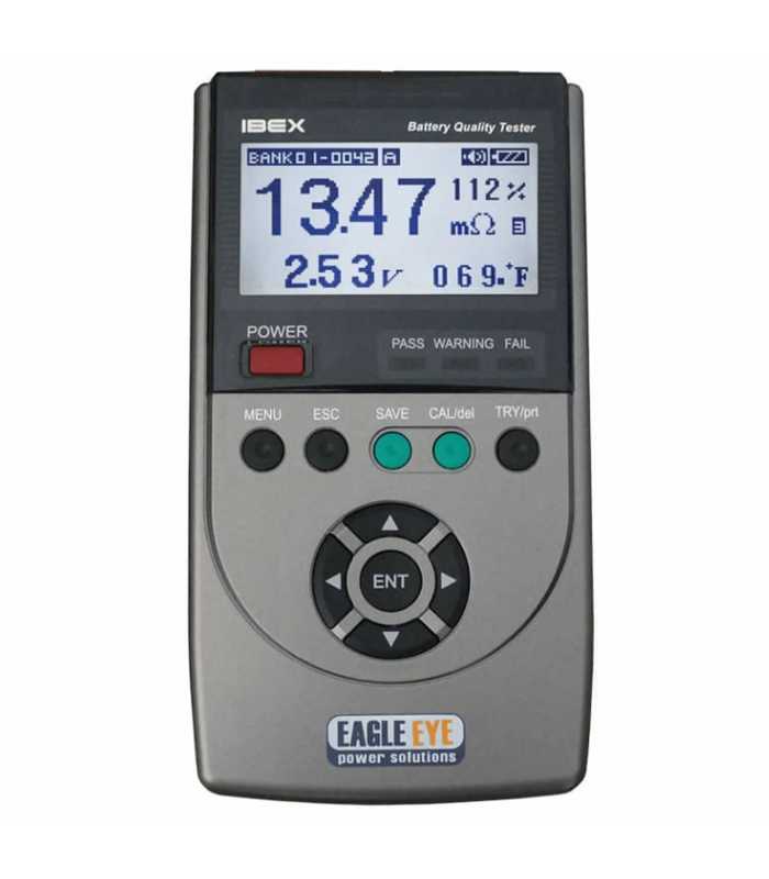 Eagle Eye IBEX PRO [IBEX-PRO-B] Portable Resistance Battery Tester (Body Only)