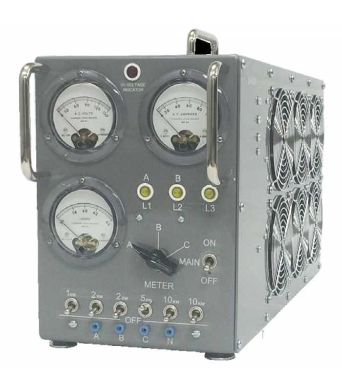 Eagle Eye AC-LB-Series [LB-400-72] AC Portable Load Bank, 3-Phase, 200VAC, 400 Hz, 72 KW in 8 - 9 KW Steps