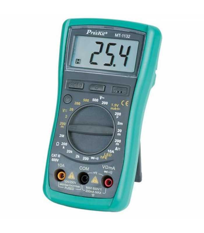 Eclipse Tools MT-1132 [MT-1132] Digital Multimeter with Backlight, Data Hold, and CATIII Test Lead