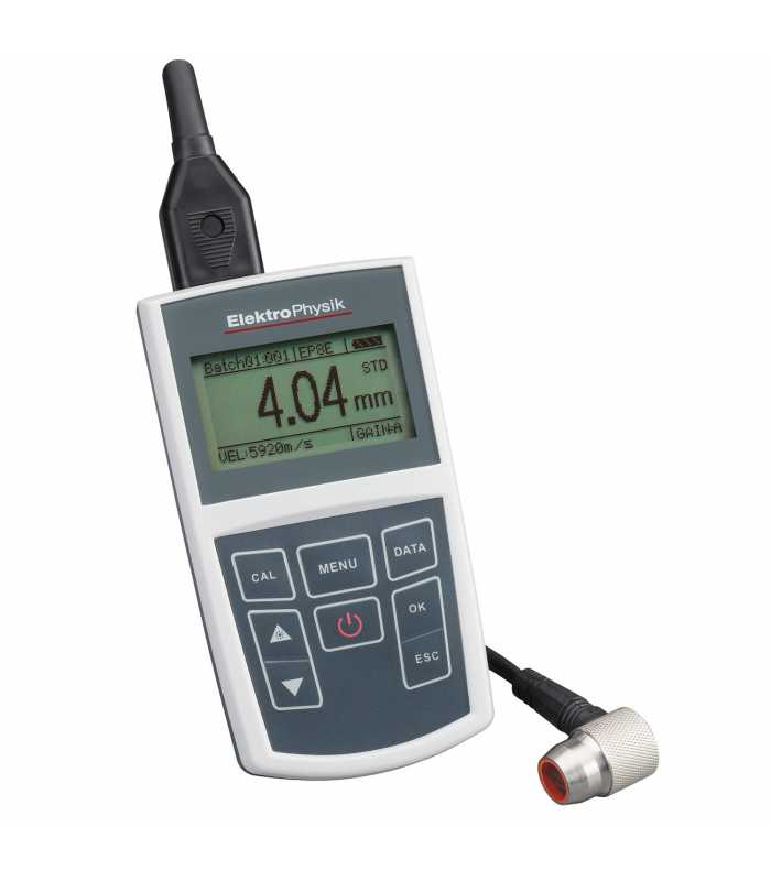 ElektroPhysik MiniTest 420 [85-804-0600] Ultrasonic Thickness Gauge With 5 Mhz Probe, 0.8 - 350 mm (0.03 - 13.8") - TRA/005420