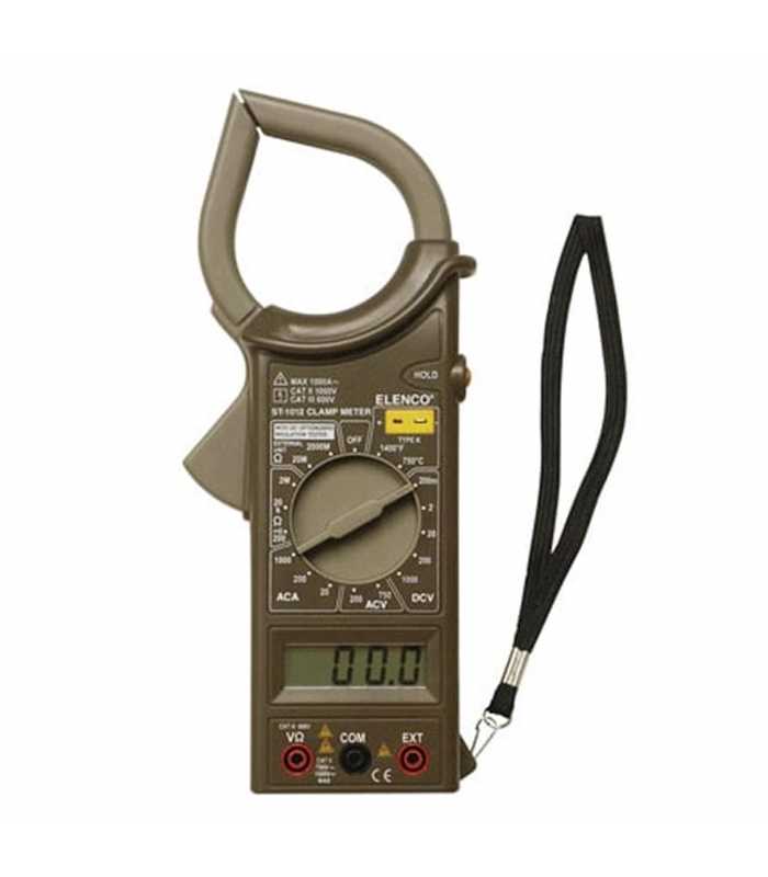 Elenco ST1012 [ST-1012] 600A Digital Clamp Meter with Temperature Measurement