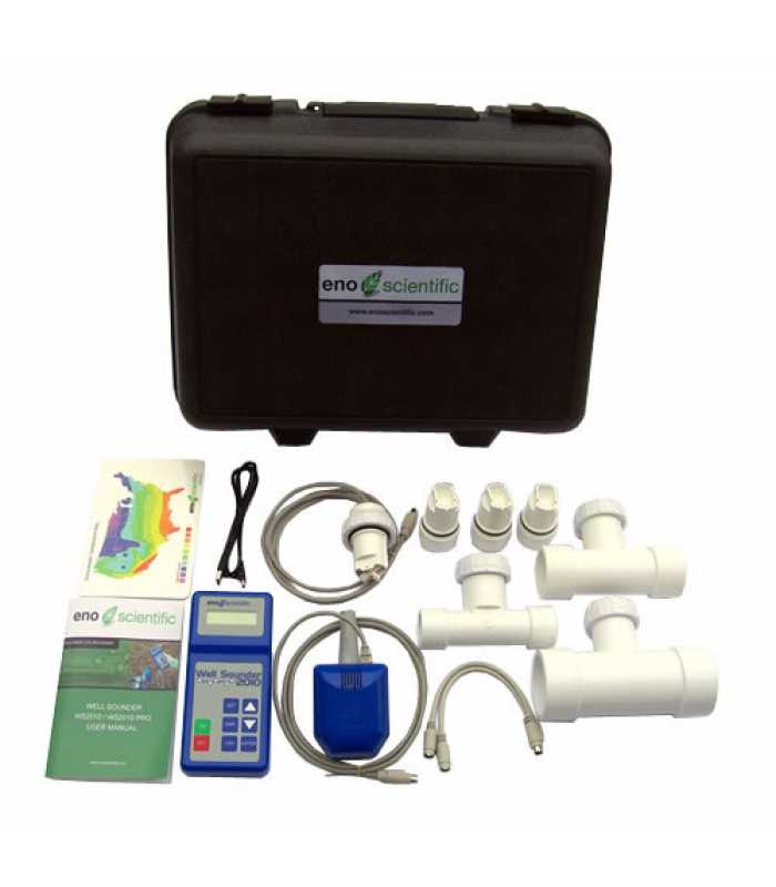 Eno Scientific 2100 Flow Meter kit with Well Sounder 2010 PRO Water Level Meter