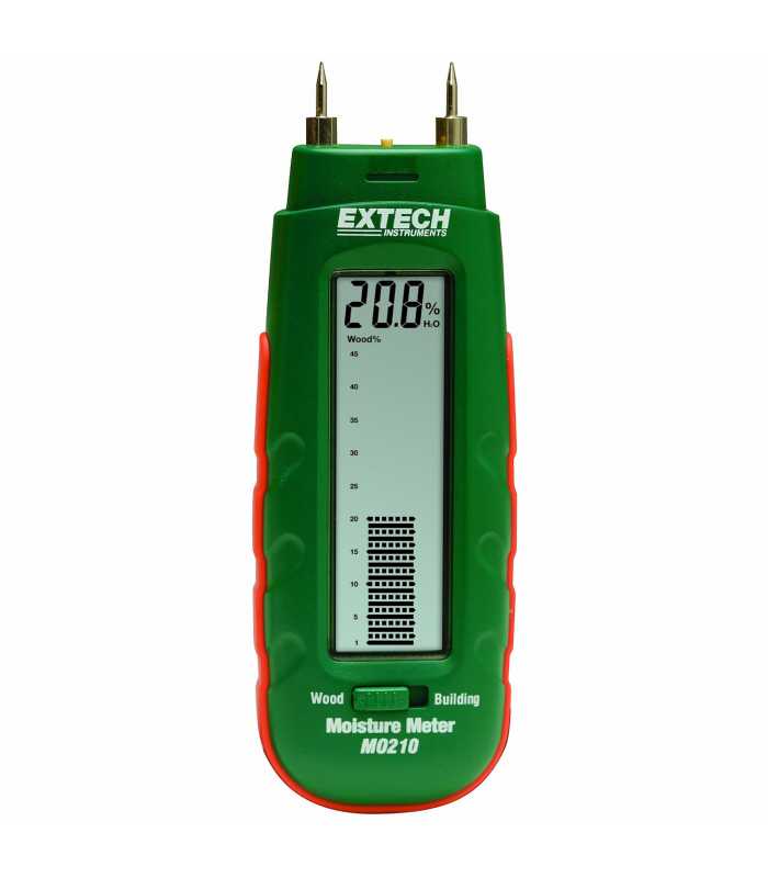 Extech MO210 Pocket Moisture Meter Dual Measurement Scale with Bargraph