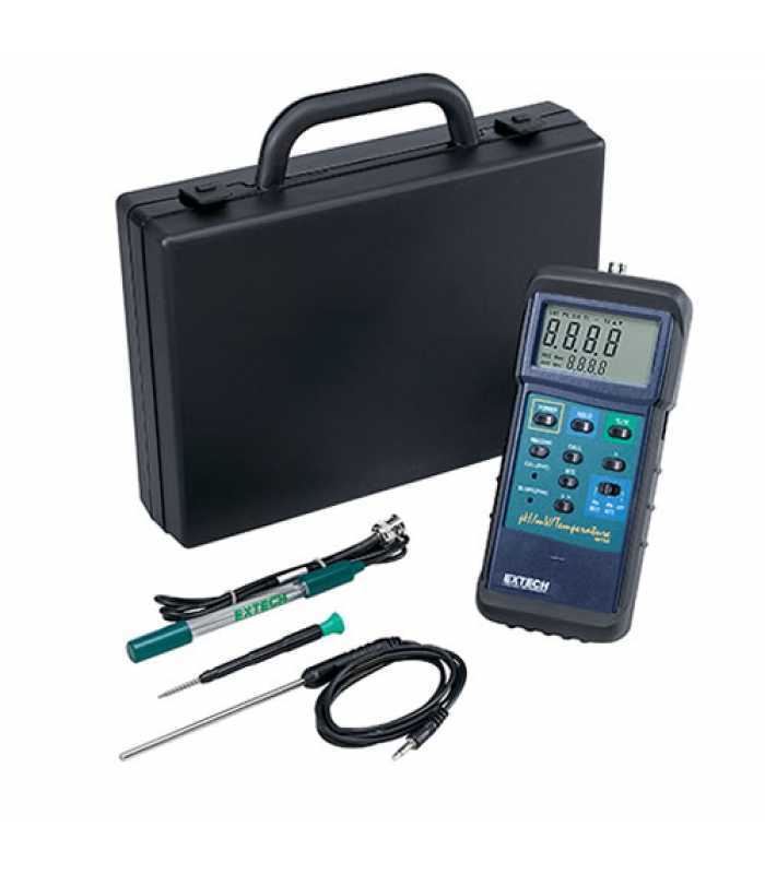 Extech 407228 [407228] Heavy Duty pH / ORP / Temperature Meter Kit