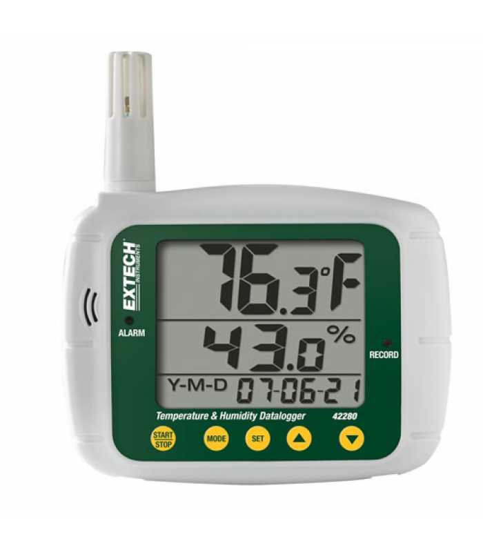 Extech 42280 [42280-NIST] Temperature & Humidity Datalogger with NIST Calibration