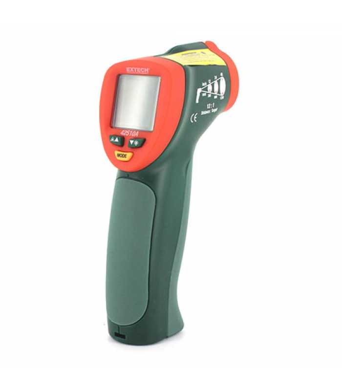 Extech 42510A [42510A-NIST] Mini Infrared Thermometer with Laser Pointer -58 to 1200°F (-50 to 650°C) & NIST Calibration