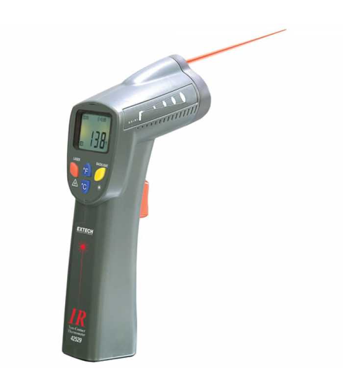 Extech 42529-NIST Wide Range IR Thermometer 0 to 600°F (-20 to 320°C) with NIST Calibration